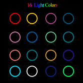 26cm/33cm RGB Ring Light With 7 ft Tripod Phone Clip Selfie Colorful Photography Lighting for TikTok Vlogging Short Video YouTube Live